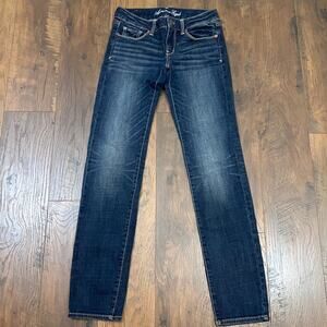 American Eagle Stretch Skinny Dark Wash Jeans